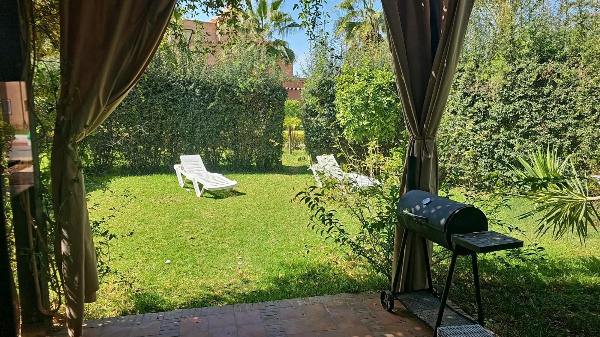 atlas golf resort marrakech duplex à 02 étages,jardin privé Marrakesh Esterno foto